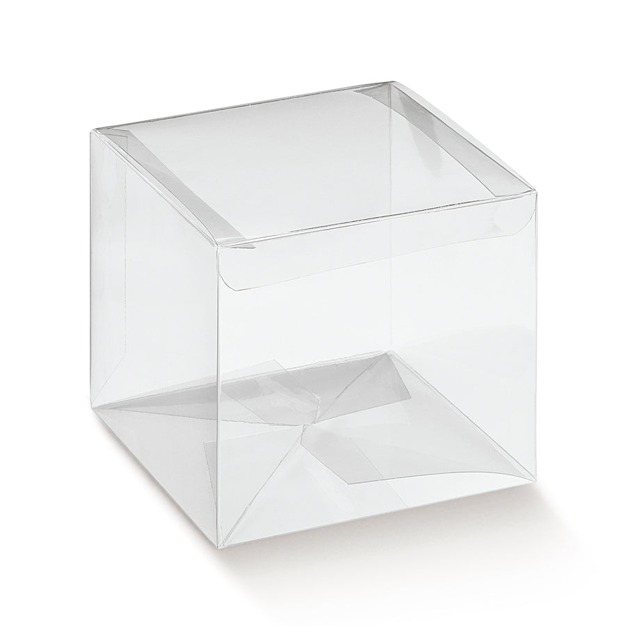PVC Scatto Boxes with Lid - Transparent