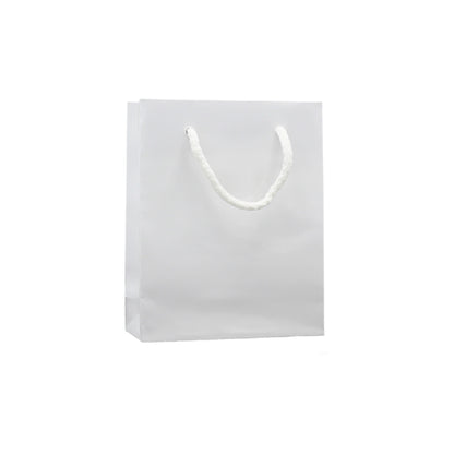200gsm Coated Paper Bags - Gloss Laminated - White