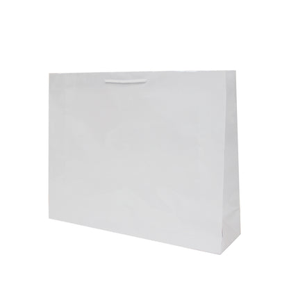 200gsm Coated Paper Bags - Gloss Laminated - White