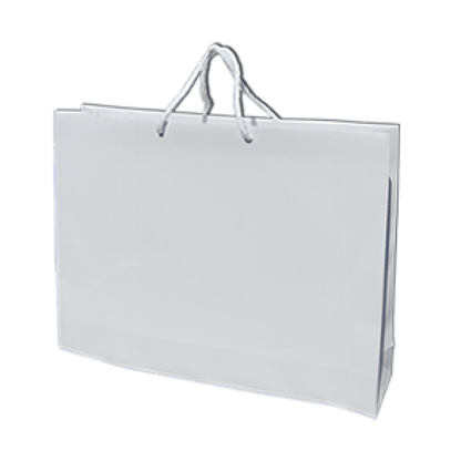 200gsm Coated Paper Bags - Gloss Laminated - White