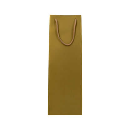 Sacos de Papel Couché 200g - Plastificado Mate - Ouro