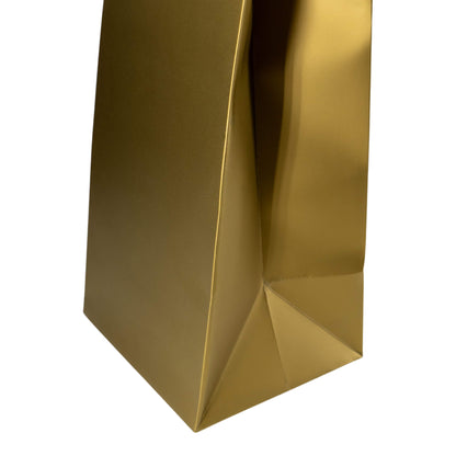 Sacos de Papel Couché 200g - Plastificado Mate - Ouro