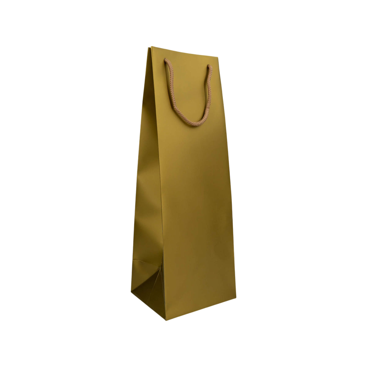 Sacos de Papel Couché 200g - Plastificado Mate - Ouro