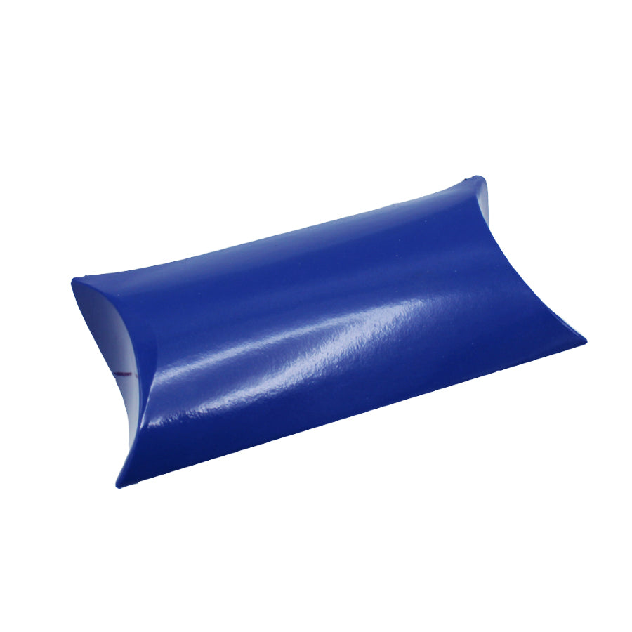 Cajas Ovaladas de Cartulina de 350 g - Plastificado Brillo - Azul