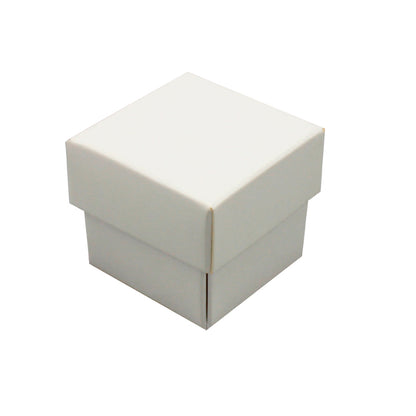 Cardboard Boxes with Lid and Base 300g - White