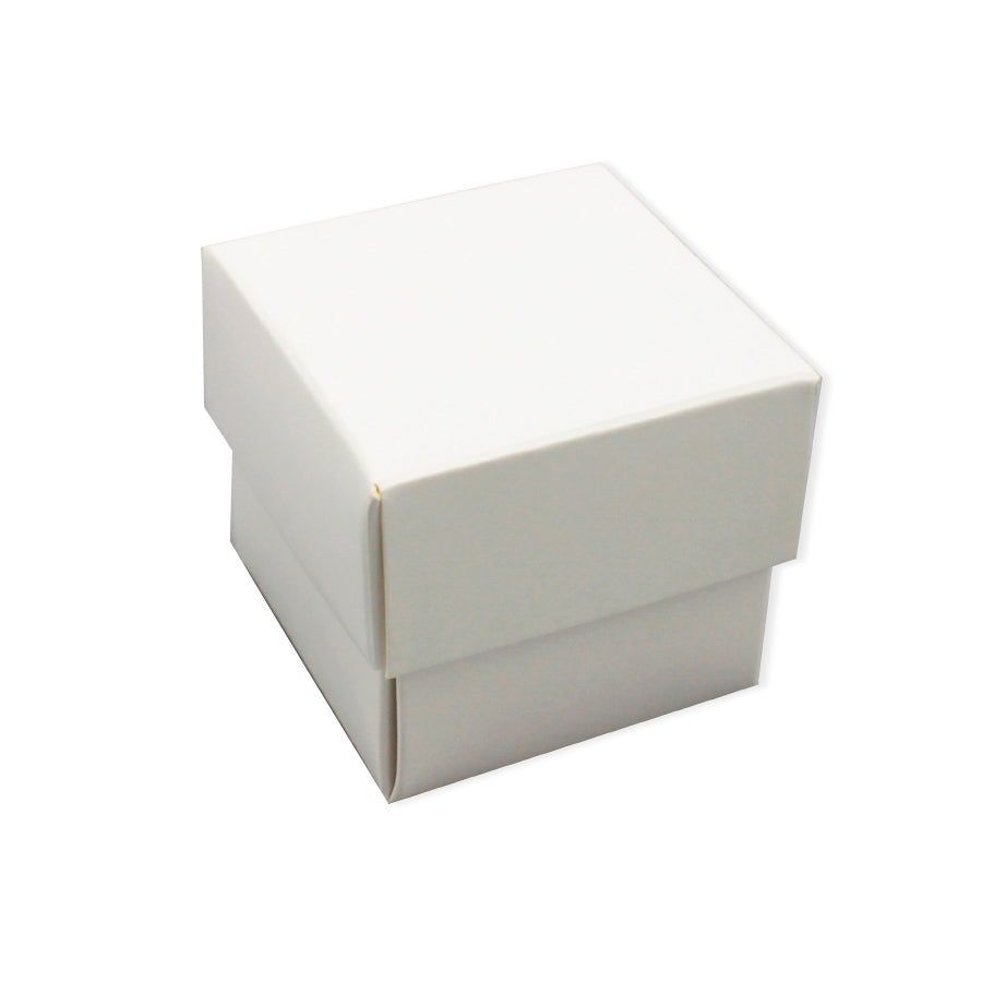Cardboard Boxes with Lid and Base 300g - White
