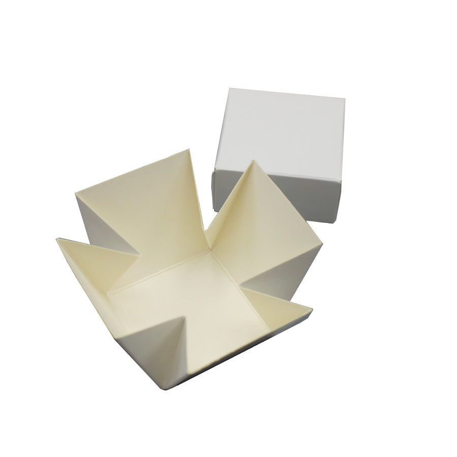 Cardboard Boxes with Lid and Base 300g - White