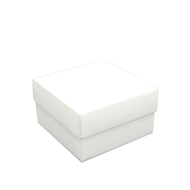 Cardboard Boxes with Lid and Base 300g - White - "Chromolux"