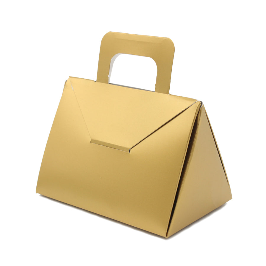 Cajas Maleta de Cartulina 250g - Plastificado Brillo - Oro