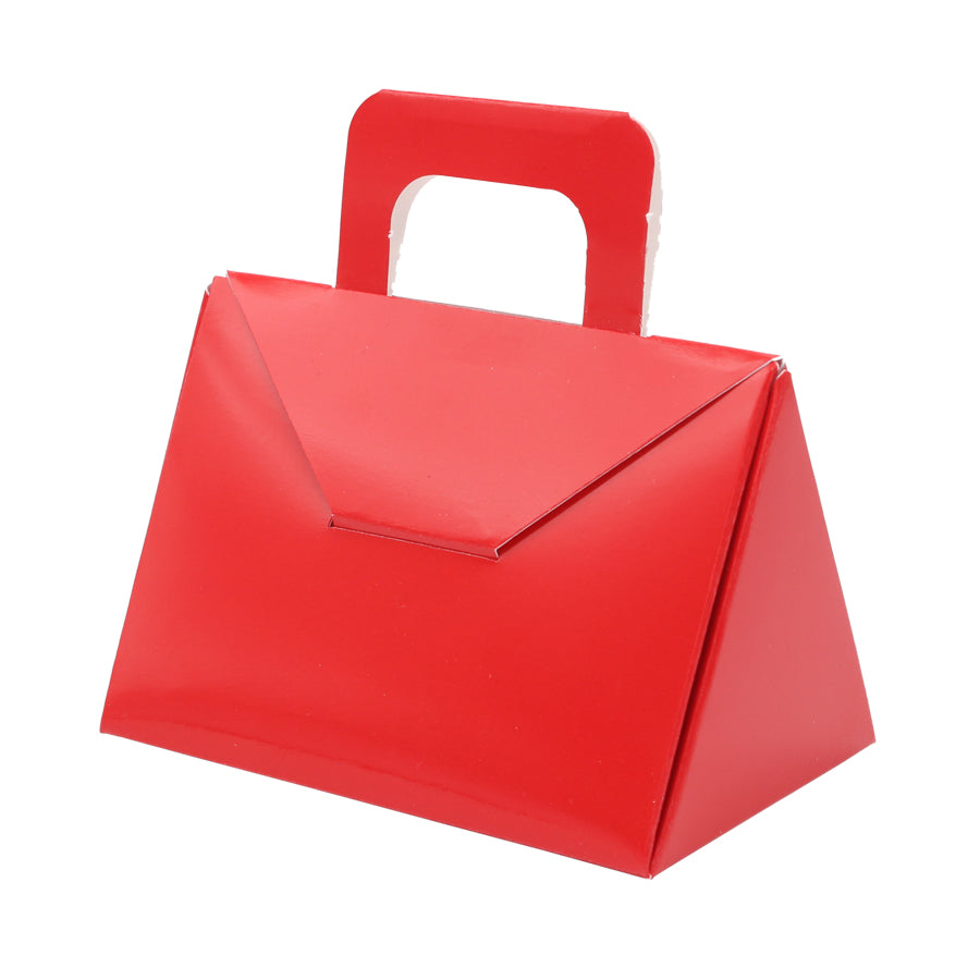 Cajas Maleta en Cartulina 250g - Plastificado Brillo - Rojo