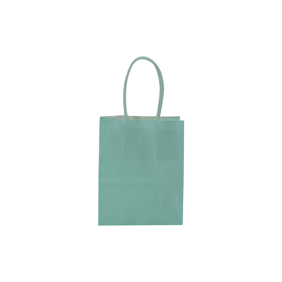 Bolsas Asa Retorcida Kraft Blanco 90g - Azul Pastel