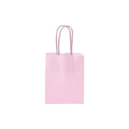 Sacos Asa Torcida Kraft Branco 90g - Lilás Pastel