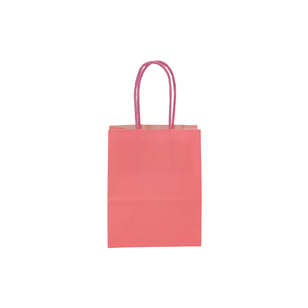 Sacos Asa Torcida Kraft Branco 90g - Rosa Pastel
