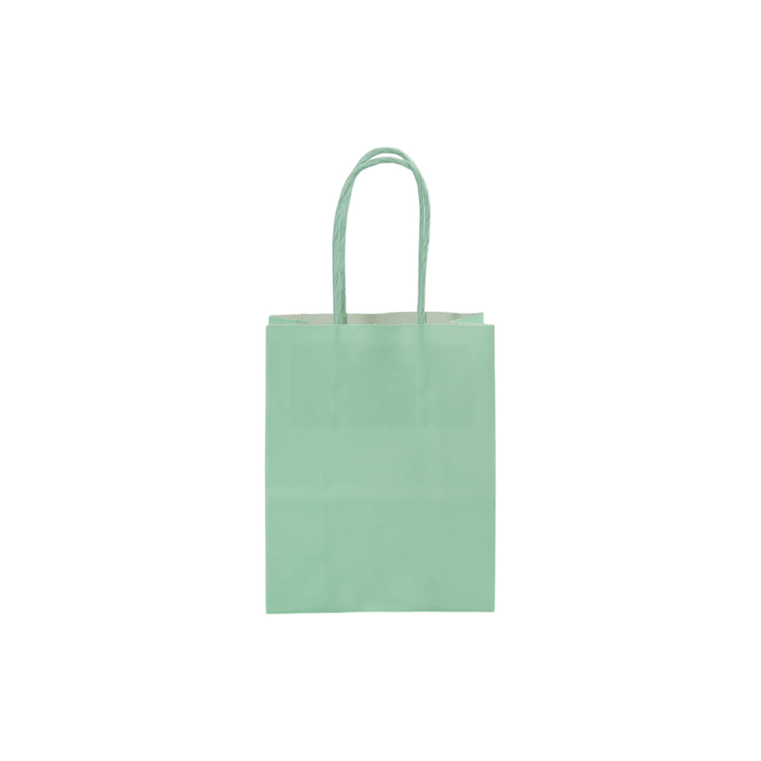 Bolsas Asa Retorcida Kraft Blanco 90g - Verde Pastel