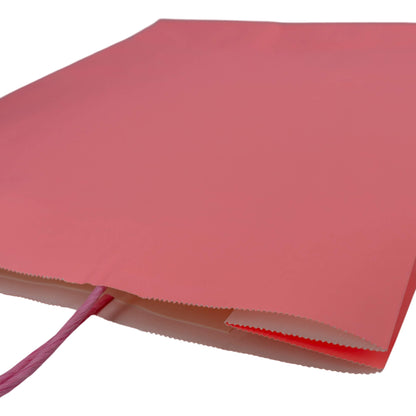 Sacos Asa Torcida Kraft Branco 90g - Rosa Pastel