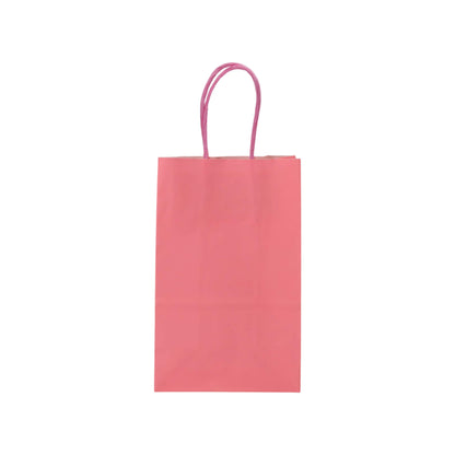 Sacos Asa Torcida Kraft Branco 90g - Rosa Pastel