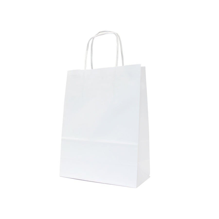 Bolsas de Papel Retorcido Kraft Blanco 90g - Blanco