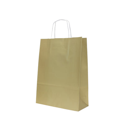 Bolsas Asa Retorcida Kraft Blanco 90g - Oro