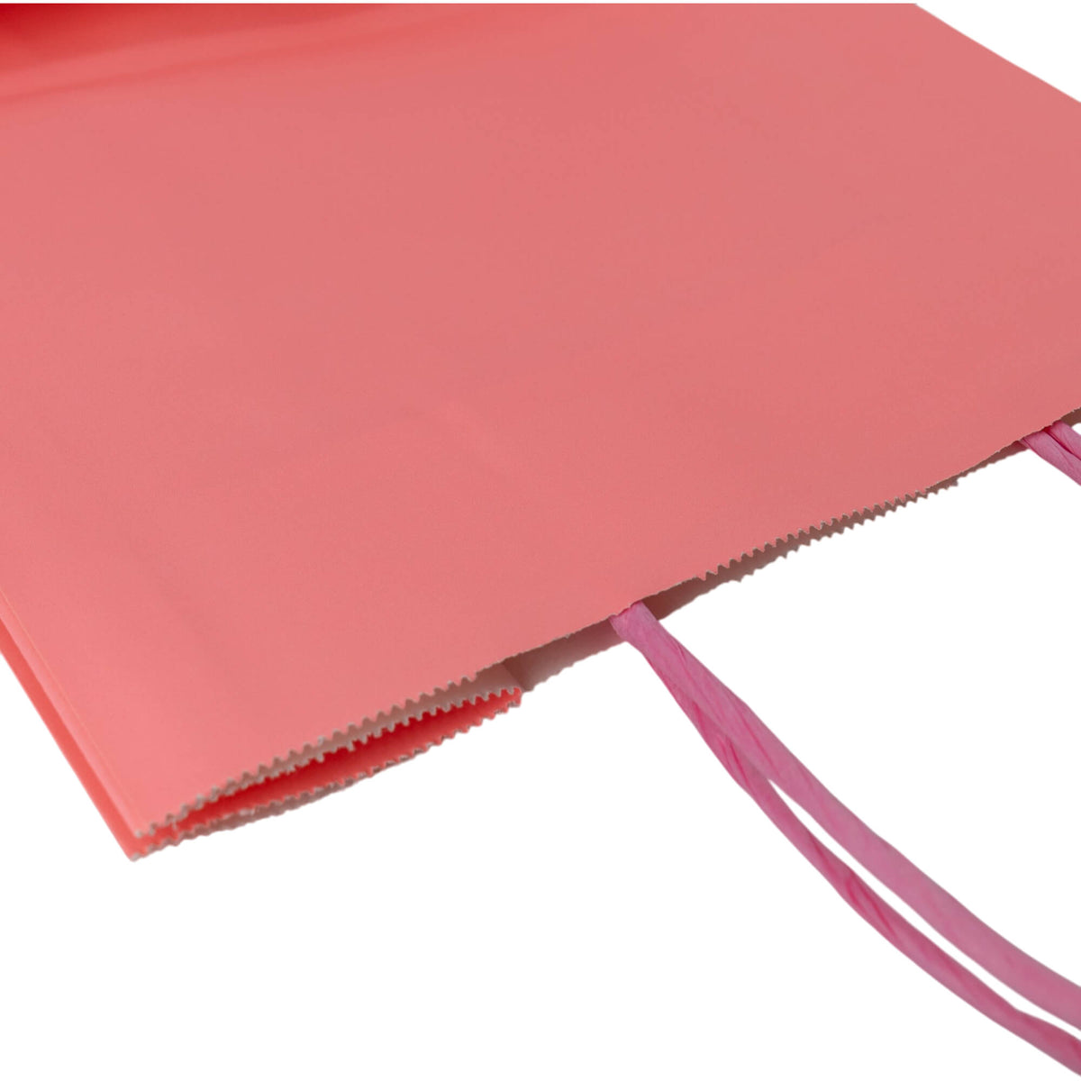 Sacos Asa Torcida Kraft Branco 90g - Rosa Pastel
