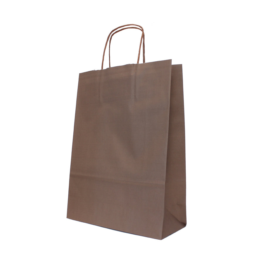 Bolsas Asa Retorcida Kraft Blanco 90g - Marrón