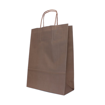 Bolsas Asa Retorcida Kraft Blanco 90g - Marrón