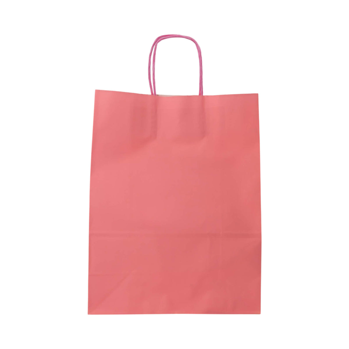 Sacos Asa Torcida Kraft Branco 90g - Rosa Pastel