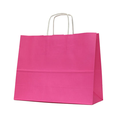 Bolsas Asa Retorcida Kraft Blanco 90g - Rosa