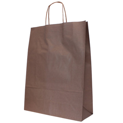 Bolsas Asa Retorcida Kraft Blanco 90g - Marrón