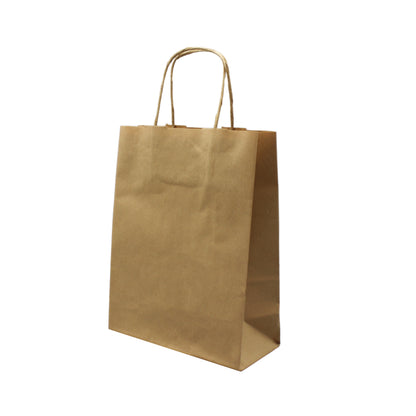 Sacos Asa Torcida Kraft Natural 120g - Kraft