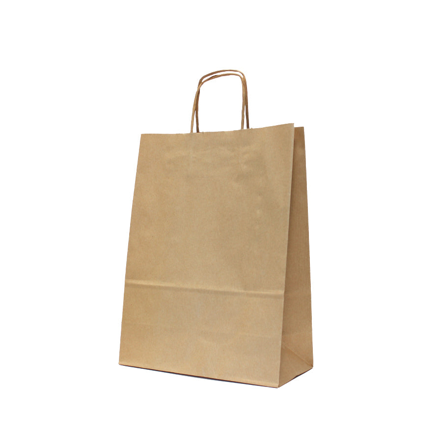 Sacos Asa Torcida Kraft Natural 120g - Kraft