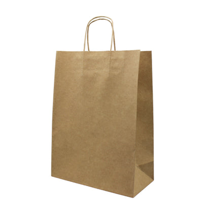 Sacos Asa Torcida Kraft Natural 120g - Kraft