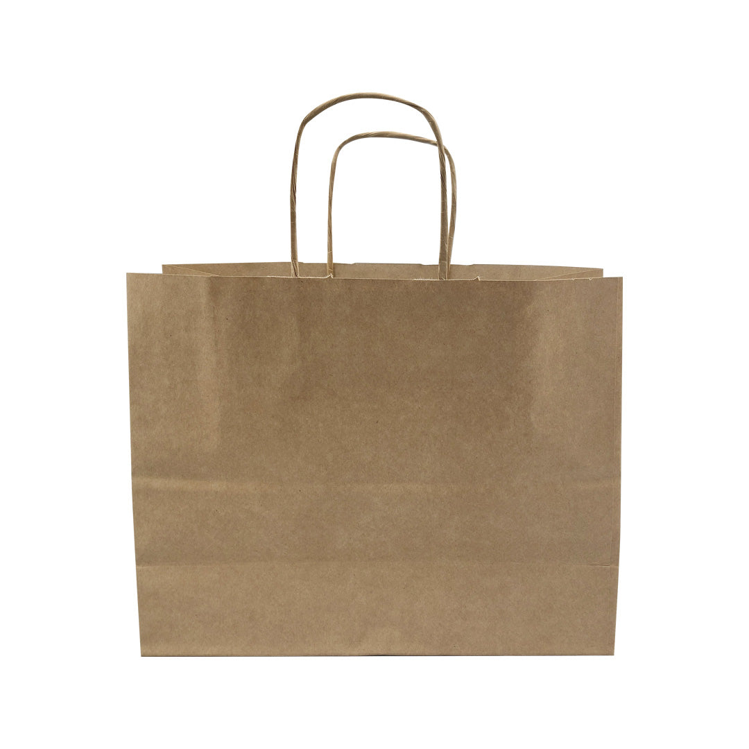 Sacos Asa Torcida Kraft Natural 120g - Kraft