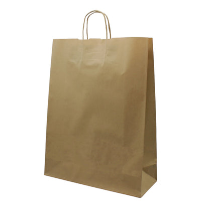 Sacos Asa Torcida Kraft Natural 120g - Kraft