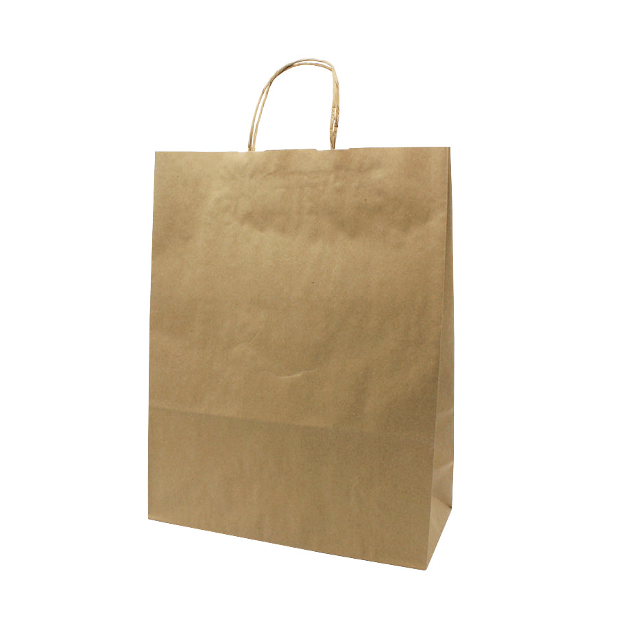 Sacos Asa Torcida Kraft Natural 120g - Kraft