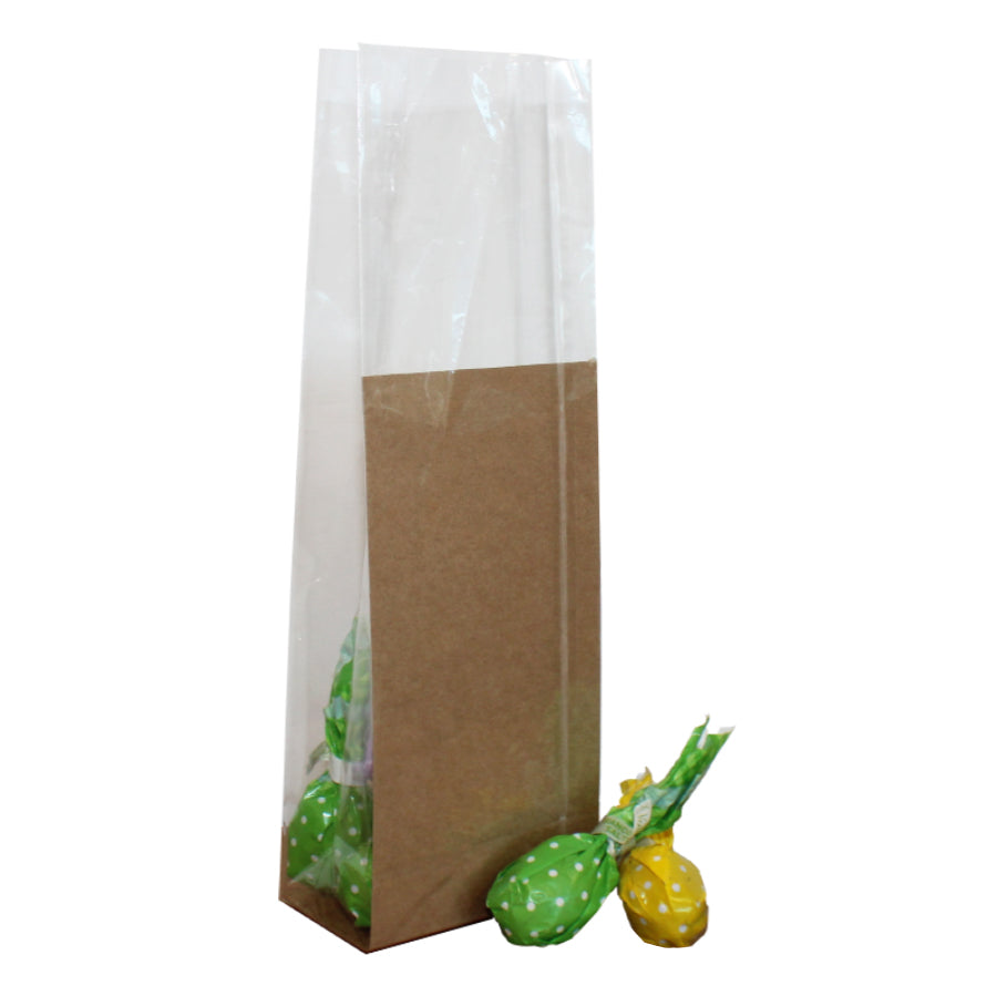 Natural Kraft Bases for Polypropylene Bags 100Lx300W - Kraft