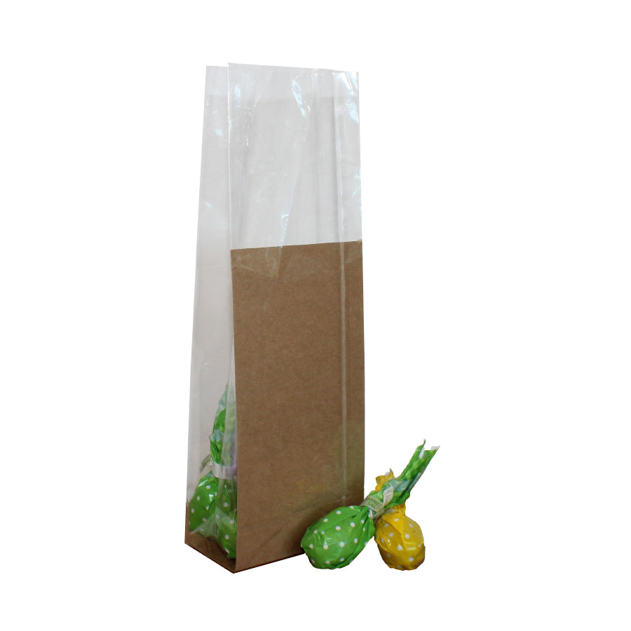 Natural Kraft Bases for Polypropylene Bags 100Lx300W - Kraft