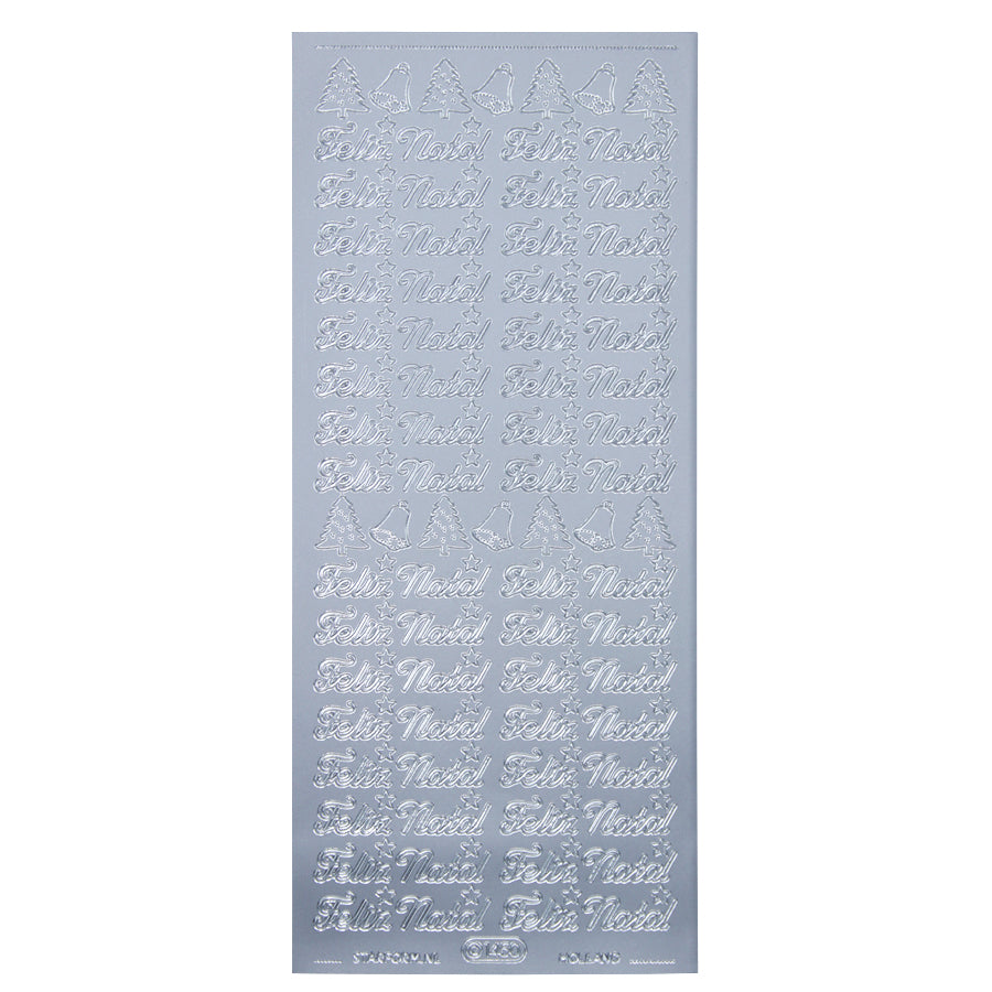 Blister com Autocolantes Decorativos - Prata