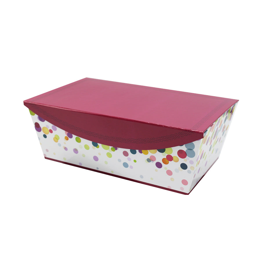 Caja Rectangular con Imán - Multicolor - "Bolas de Colores"