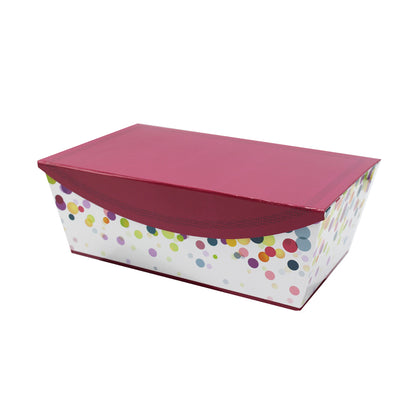 Caja Rectangular con Imán - Multicolor - "Bolas de Colores"