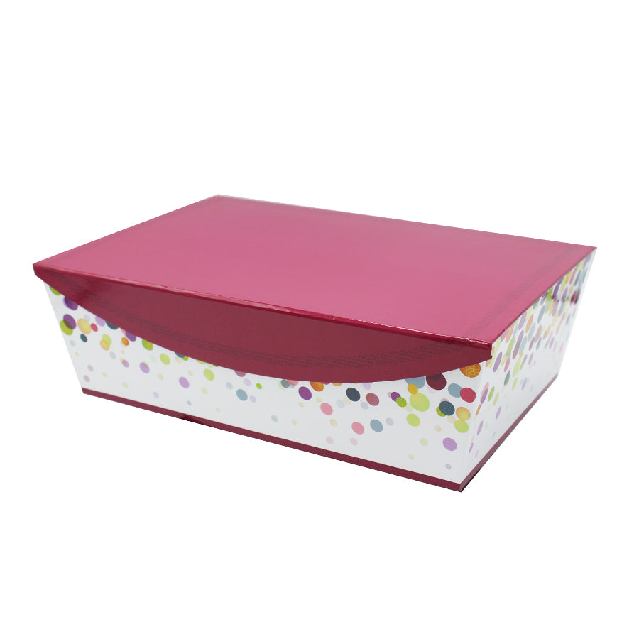 Caja Rectangular con Imán - Multicolor - "Bolas de Colores"