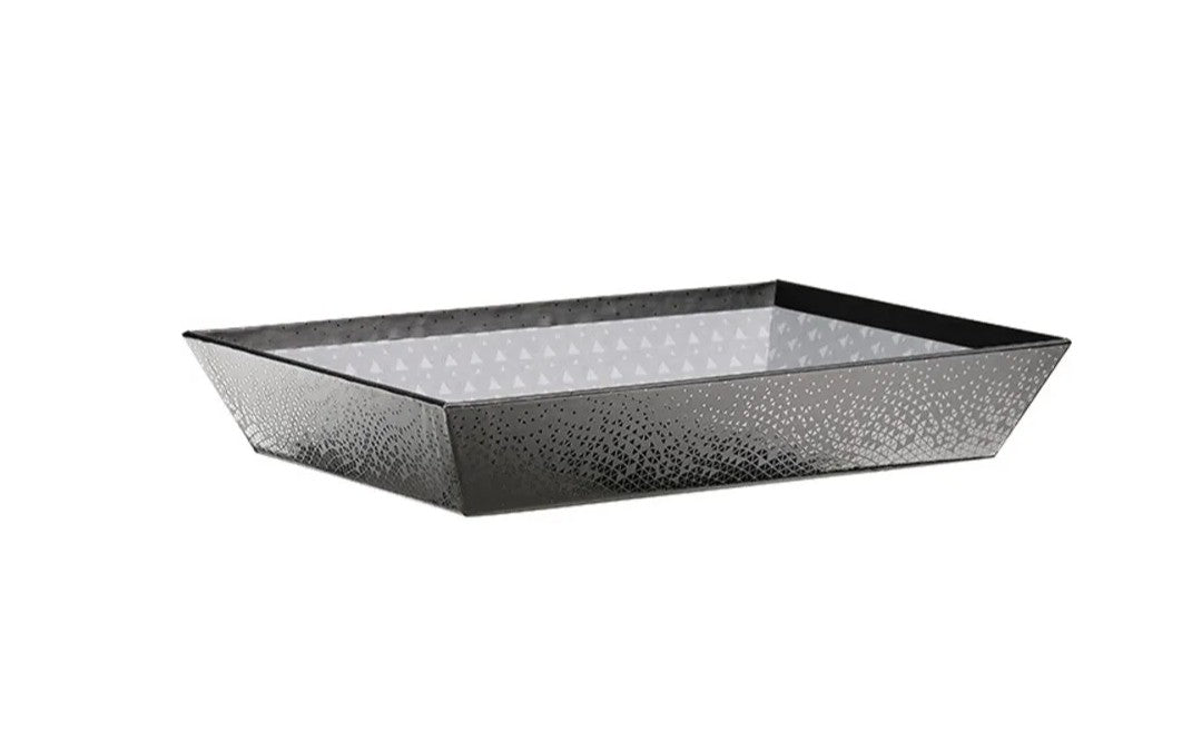 Cesta Cesto Rectangular sin Asa - Negro - "Cintilante"