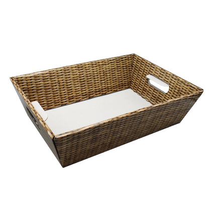Basket with Handle - Brown - "Wicker"