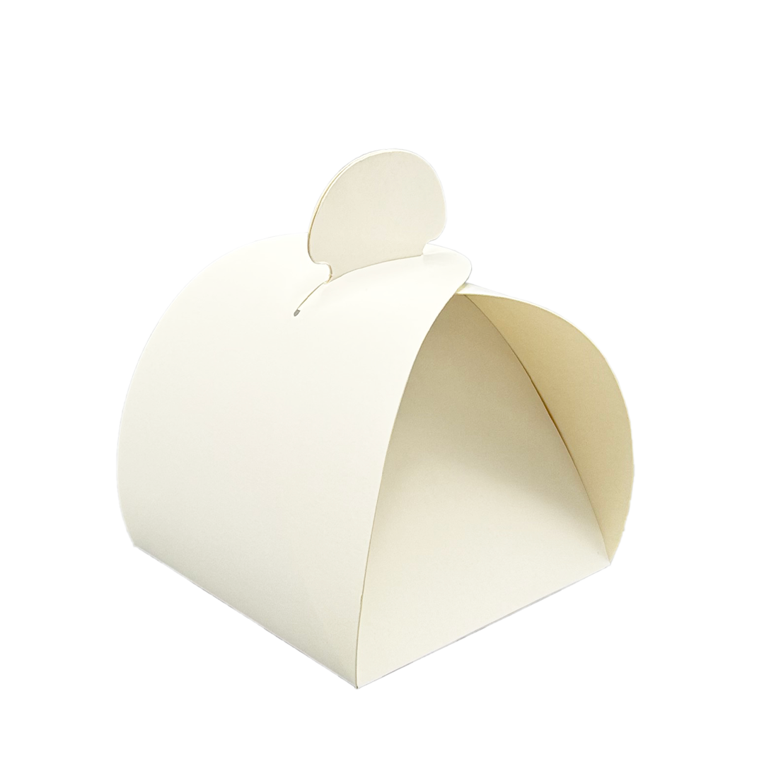 Cajas de regalo de cartulina de 300 g con asa - Blanco