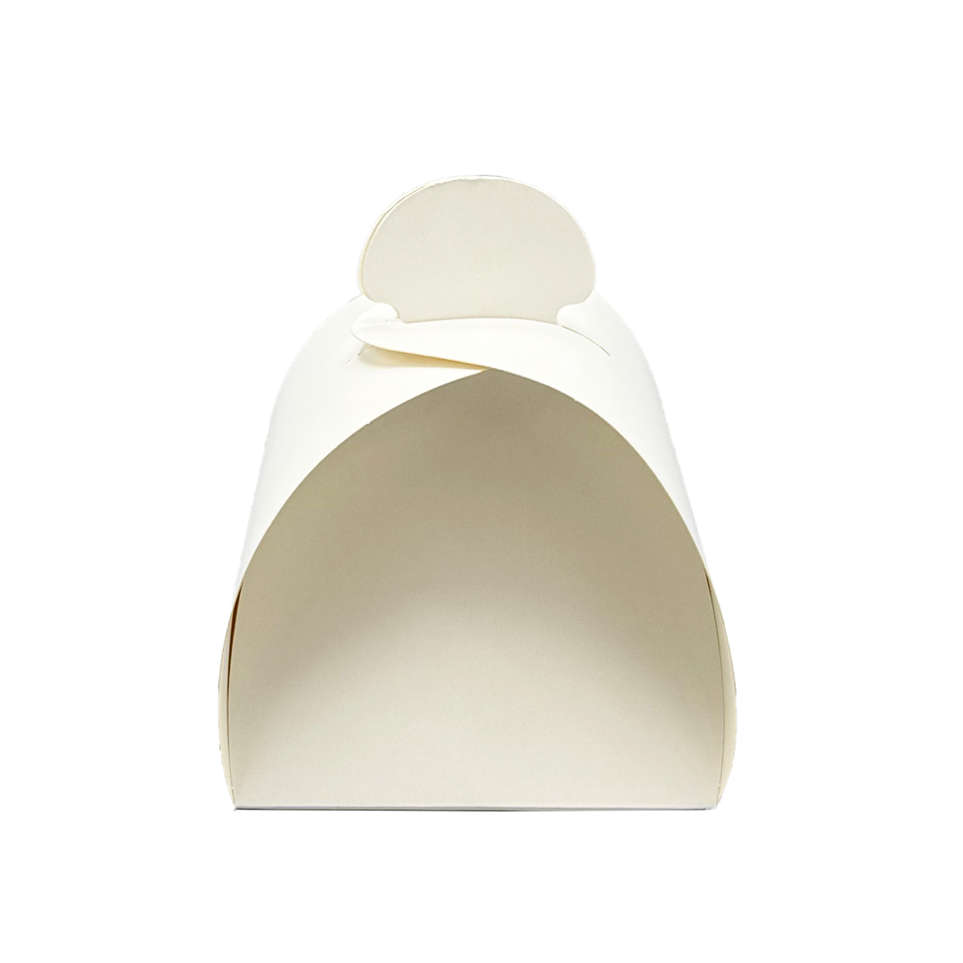 Cajas de regalo de cartulina de 300 g con asa - Blanco