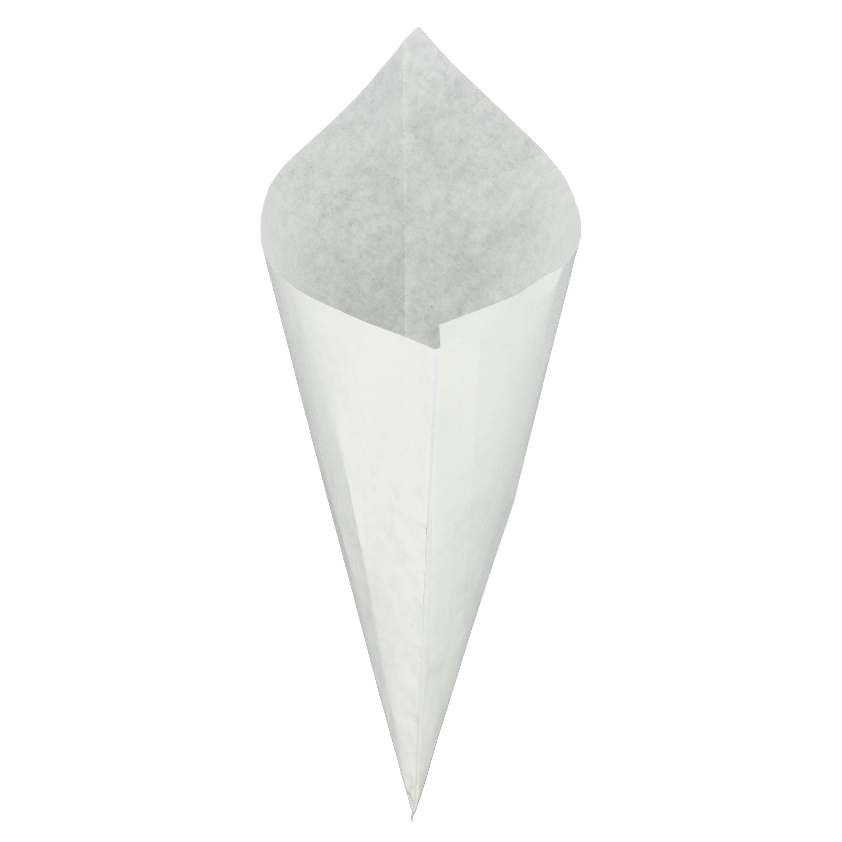 Greaseproof Paper Cone 60g - White