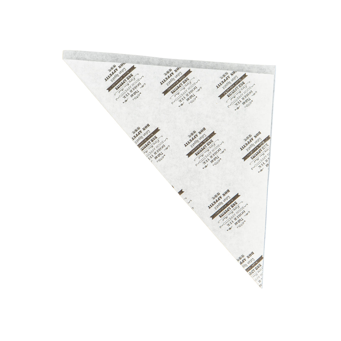 Anti-grease Paper Cone 60g - White and Black - "Bon Appétit"