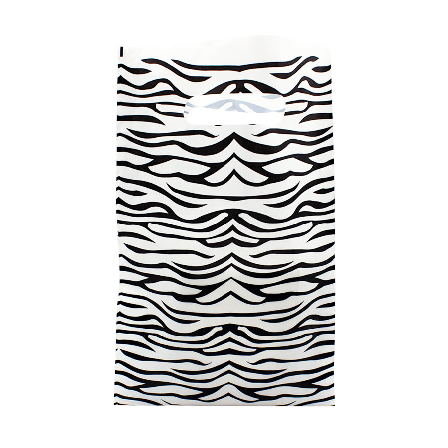 Bolsas de Plástico Corte Judía - Negro y Blanco - "Fantasía"