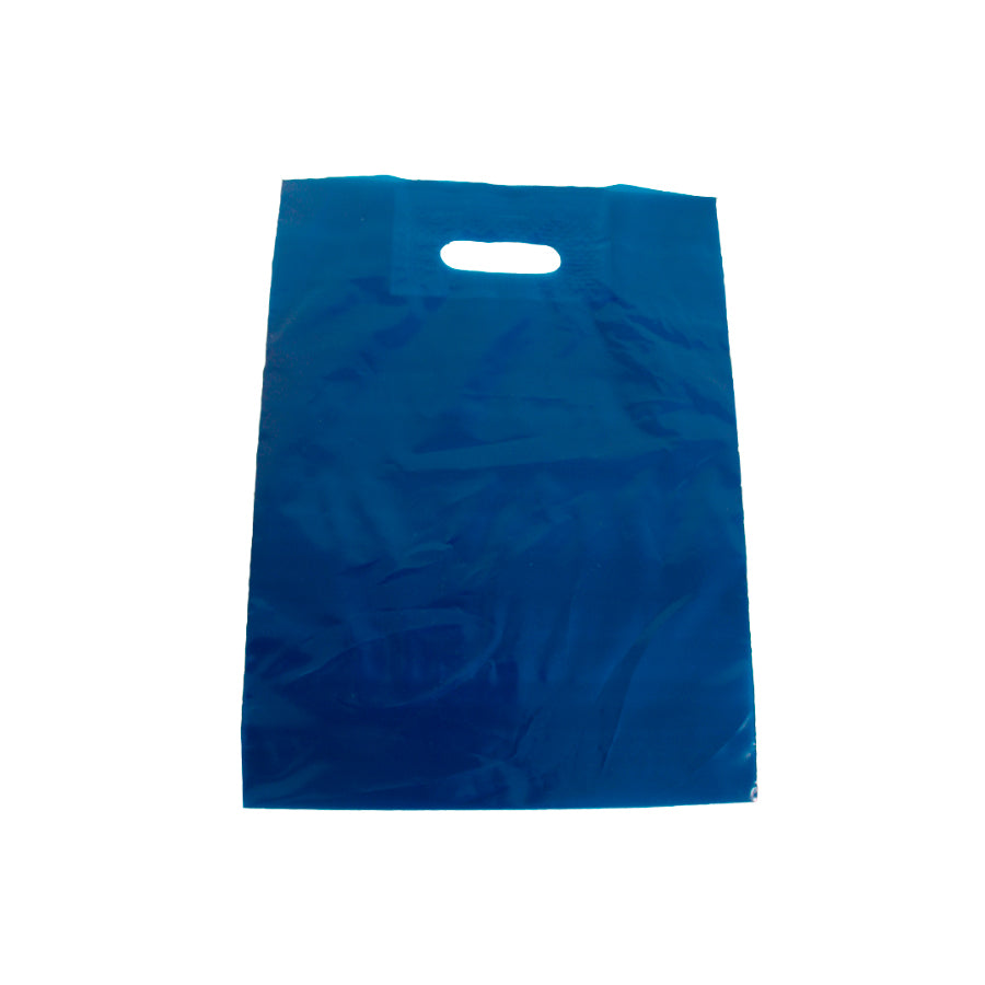 Bolsas de plástico troqueladas de baja densidad (BD) - Azul marino