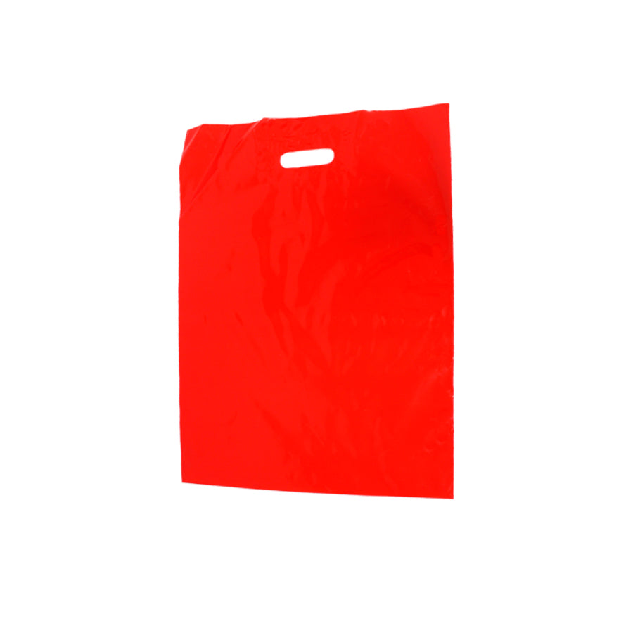 Bolsas de Plástico Corte Riñón Baja Densidad (BD) - Rojo
