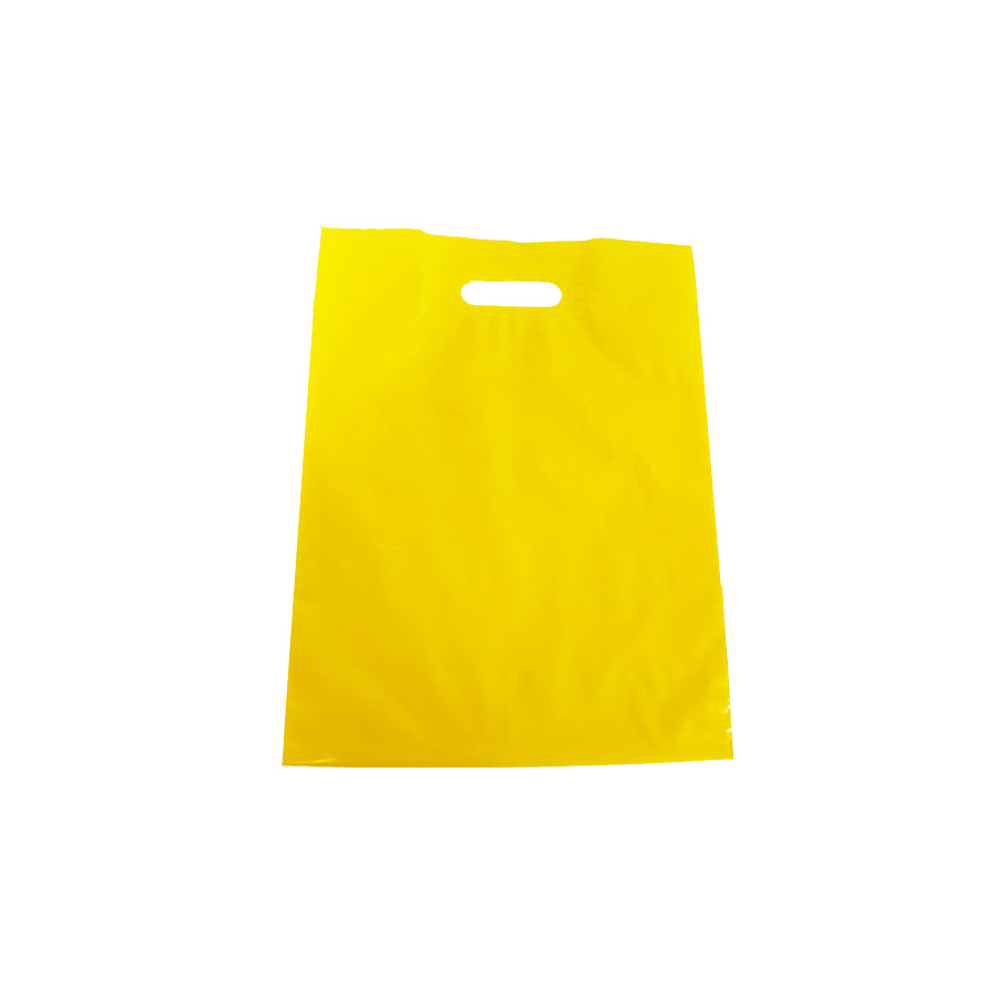 Bolsas de Plástico Corte Riñón Baja Densidad (BD) - Amarillo